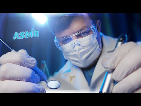 Видео: АСМР - Врач стоматолог, осмотр и чистка зубов - ролевая игра ASMR RP