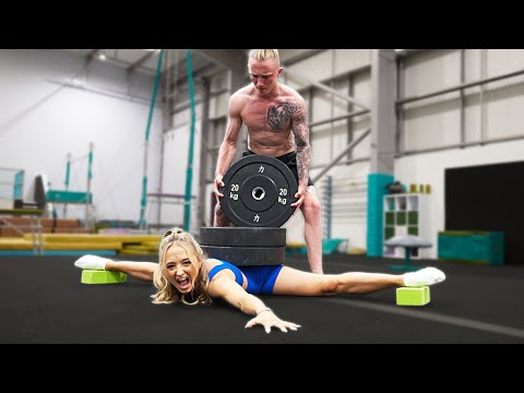 Видео: Какой вес останавливает гимнастку!? ft Rybka Twins