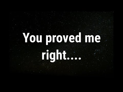 Видео: 💌 Ты наконец доказал, что я прав... текущие мысли и чувства