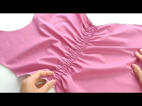 Видео: Советы и рекомендации по шитью | Как сшить эластичную талию для платья легко