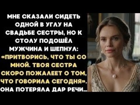 Видео: Меня заставили сидеть одной на свадьбе сестры, но незнакомец шепнул: Притворись, что ты со мной