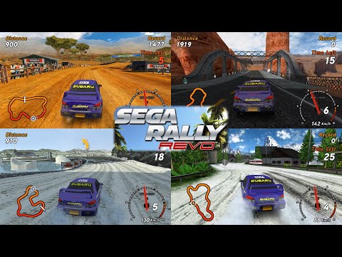 Видео: Sega Rally Revo (PSP) - Все Гоночные Трассы