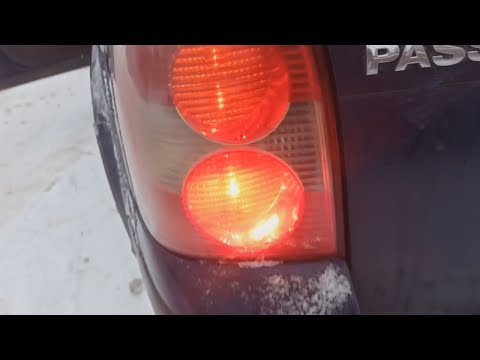 Видео: Passat B5.5(variant+trailer) rear fog light  not working(задняя противотуманка подставила)