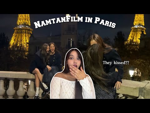 Видео: NamtanFilm в Париже | Они поцеловались?? | Реакция без купюр