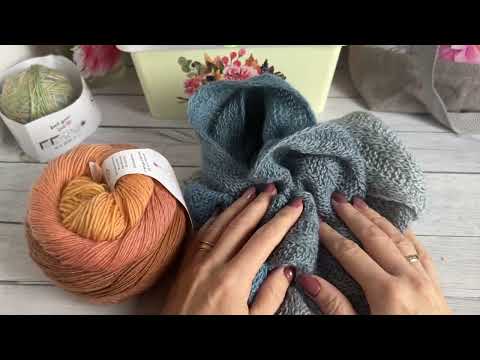 Видео: Вязальный эпизод./ Связала два изделия./ Не всегда дорогая пряжа - «вау эффект»🧶🙂