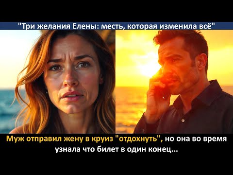 Видео: Муж отправил жену в круиз "отдохнуть", но она во время узнала что билет в один конец...