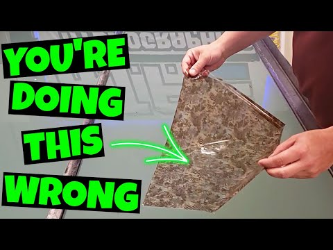 Видео: Как предотвратить растекание и перемещение пленки Hydro Dip по воде