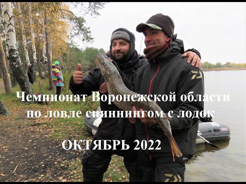 Видео: Чемпионат Воронежской области по спиннингу с лодок октябрь 2022