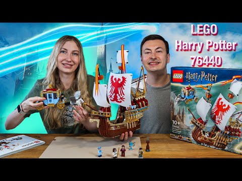 Видео: Собрали САМЫЙ КРУТОЙ корабль LEGO Гарри Поттера!