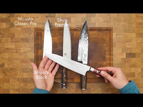 Видео: Кухонные ножи Sakai Takayuki. Подробный обзор и тест.