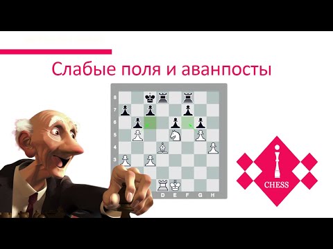 Видео: СЛАБЫЕ ПОЛЯ И АВАНПОСТЫ  | уроки шахмат | видеоурок для начинающих