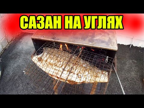 Видео: САЗАН НА УГЛЯХ ! ХРУСТЯЩАЯ КОРОЧКА , СОЧНОЕ И ВКУСНОЕ МЯСО ВНУТРИ ! Готовим просто !!!