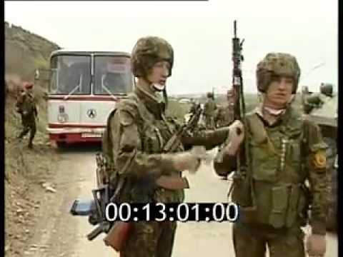 Видео: Советские войска в Южной Осетии  Март 1991г