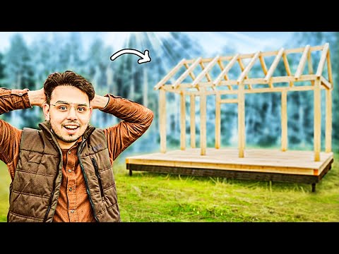 Видео: АВТОНОМНАЯ ЛЕСНАЯ ХИЖИНА - ФУНДАМЕНТ ГОТОВ!