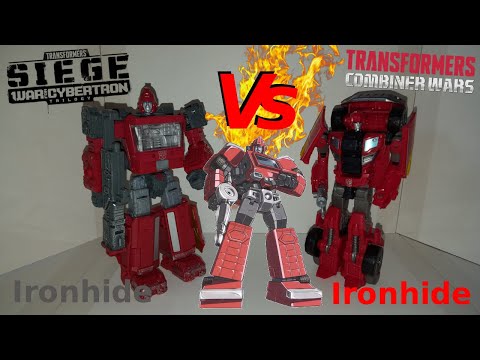 Видео: Transformers Siege VS Transformers Combiner Wars Ironhide - Какой Же Лучше?-[Трансфобзоры:Сравнение]