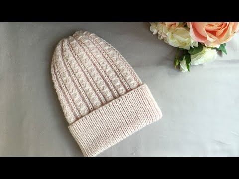 Видео: МОЯ ЛЮБИМАЯ ВЯЗАНАЯ ШАПКА  "SPRING MELODY"! KNITTED HAT