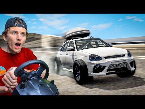 Видео: ТУРБО ЛАДА ПРИОРА 500+ КМ/Ч ПО ТРАССЕ С ТРАФИКОМ...! (BEAM NG DRIVE)