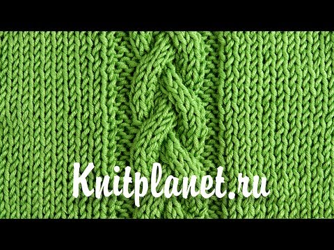 Видео: Вяжем араны. Коса спицами