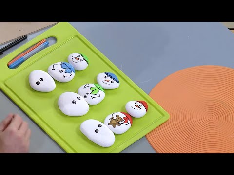 Видео: Поделки из камней - Мастерская - С добрым утром, малыши!