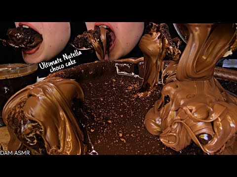 Видео: 🍫Nutella Конечный шоколадный лавовый торт. Десерт. Есть звуки.