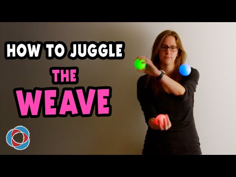 Видео: Как жонглировать «Плетением» — урок жонглирования для начинающих