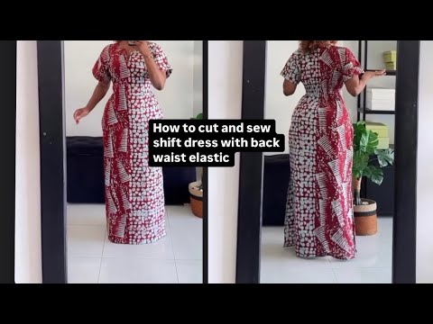 Видео: Как раскроить и сшить платье-футляр с резинкой на талии