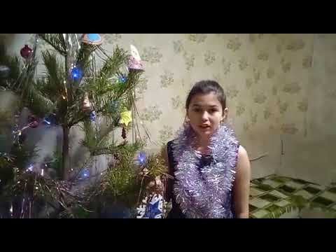 Видео: Поздравление с Новым годом ученицы 6ж класса СОШ № 33 Дубровиной Анны