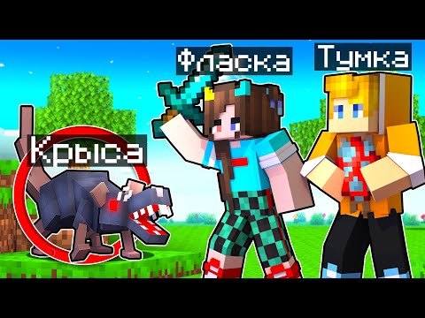 Видео: 😱 МАЙНКРАФТ но МЫ ПРИРУЧИЛИ КРЫС!