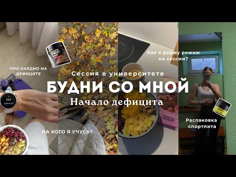 Видео: ВЛОГ|Уехала на сессию. Начало дефицита. Тренировочная неделя. Чек-формы. Спортпит.