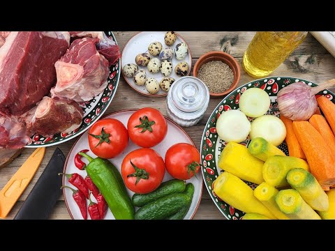 Видео: ПЛОВ "бир гуруч-бир гушт" или "одна рисинка-один кусочек мясо". One grain of rice-one piece of meat