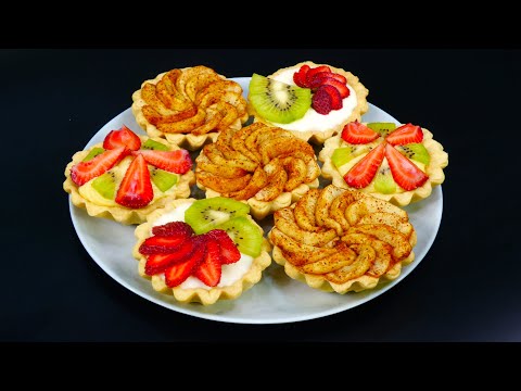 Видео: Можно вместо торта. Три самые вкусные, сладкие начинки для песочных корзинок.