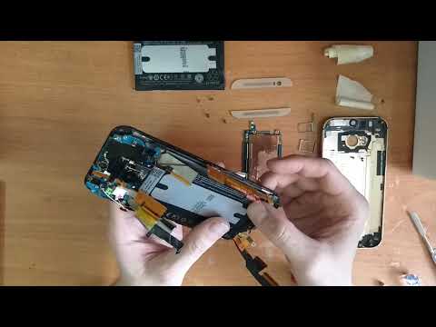 Видео: HTC One M8s Замена аккумулятора