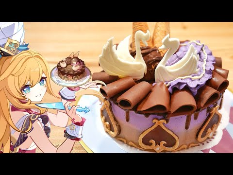 Видео: Фирменное блюдо Эскофье,  «Торт «Дебор»: Великолепие» 【Genshin Impact Еда】
