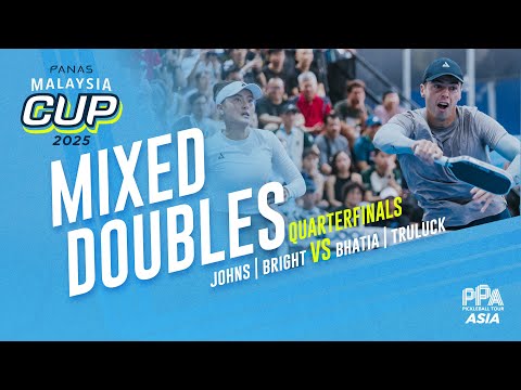 Видео: Джонс/Брайт против Бхатия/Трулак — четвертьфинал смешанного парного разряда | Кубок Малайзии Pana...