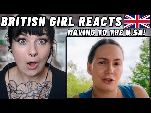 Видео: Реакция британской девушки на переезд из Великобритании в США!!