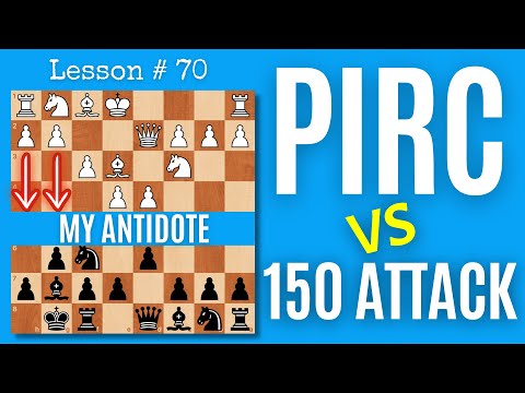 Видео: Защита Пирца против атаки 150 | Урок шахмат № 70