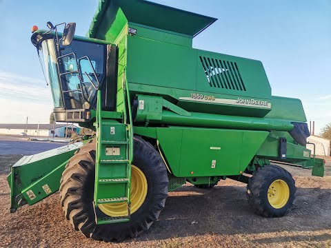 Видео: Продам власний комбайн john deere 1550 cws.