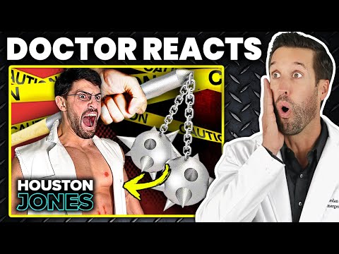 Видео: ВРАЧ смотрит на травмы из Houston Jones