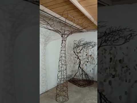 Видео: Дерево из металла #мастер #художник #искусство #творчество #выставка 