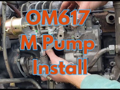 Видео: Установка встроенного инжекторного насоса OM617 M