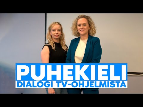 Видео: Dialogi TV-ohjelmista | Puhekieli. Разговорный финский