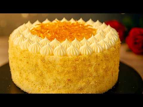 Видео: Торт, который тает во рту: идеальная гармония апельсина и сливок!