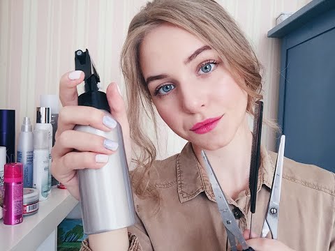 Видео: АСМР Парикмахер. Ролевая игра 💕 | ASMR Hairdresser Role Play 💕
