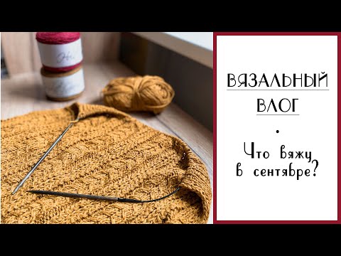 Видео: ВЯЗАЛЬНЫЙ ВЛОГ №36. Процессы сентября: Жилет, мохеровый свитер, варежки, водолазка. Новая пряжа.