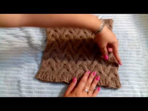 Видео: Снуд в один оборот и Варежки. Часть 3 ВО(влажная обработка) мк