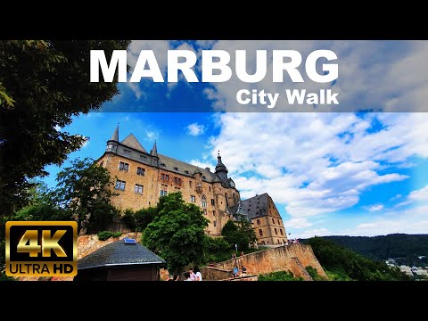 Видео: Марбур Сити Тур - Германия - Улицы Германии