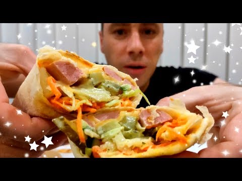 Видео: МУКБАНГ | авторская шаурма, шаверма | Жизнь в Северной Корее | shawarma | MUKBANG | не ASMR | 먹방