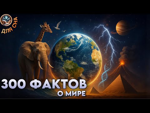 Видео: ЛЕКЦИЯ ДЛЯ СНА🌙 300 фактов о мире, который должен знать каждый
