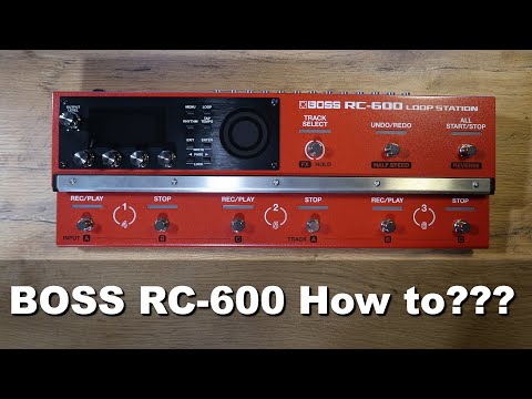 Видео: BOSS RC-600 LOOP STATION — Как использовать вкладку эффектов. Учебное пособие для начинающих.