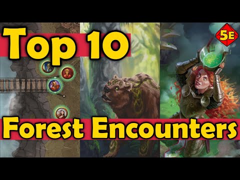 Видео: 10 лучших встреч в лесу в DnD 5E